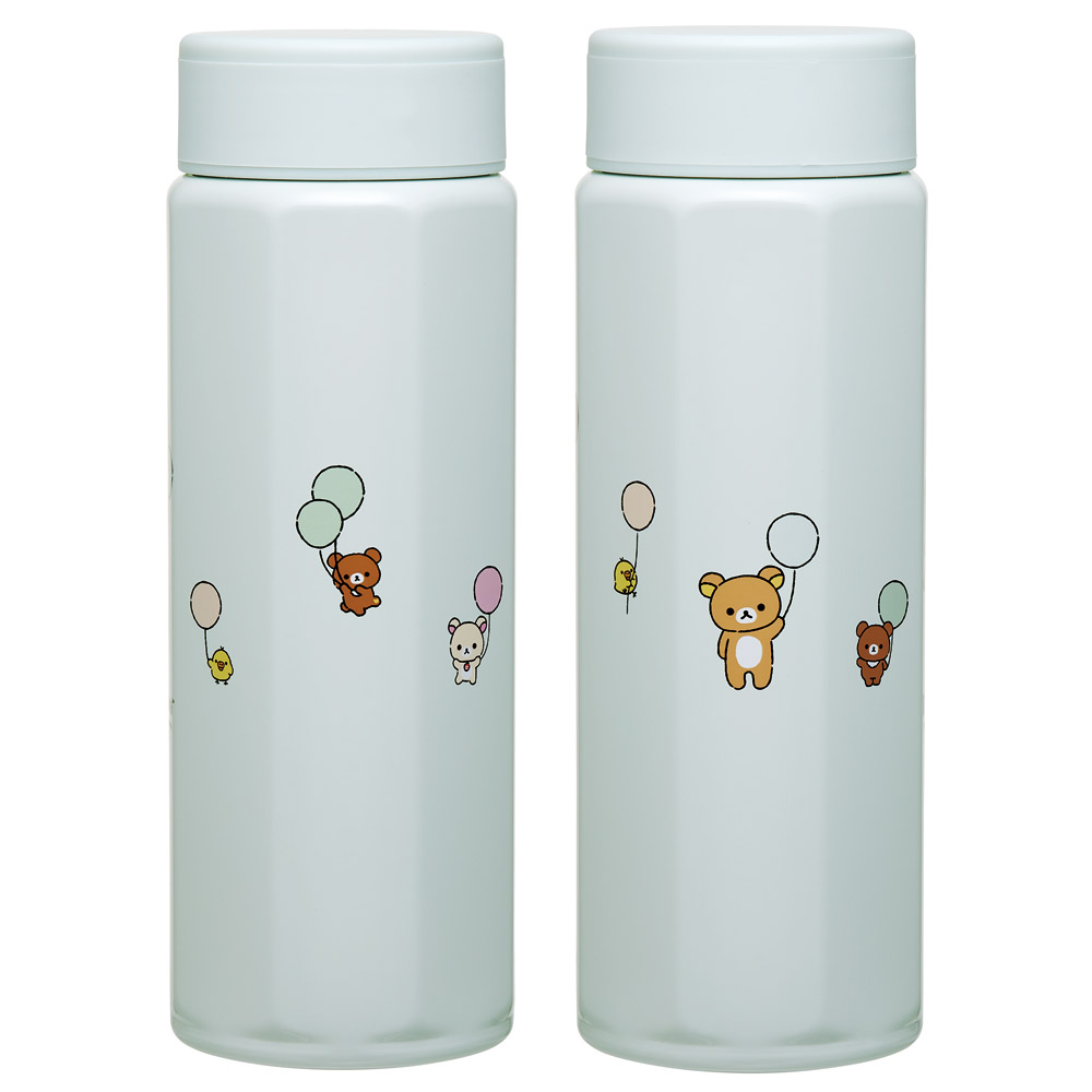 八角形 ステンレス マグボトル 水筒 500ml 保冷 保温 直飲み 大人 キャラクター skater スケーター STO5 リラックマ ふわっと風船 Rilakkuma 女の子 女性