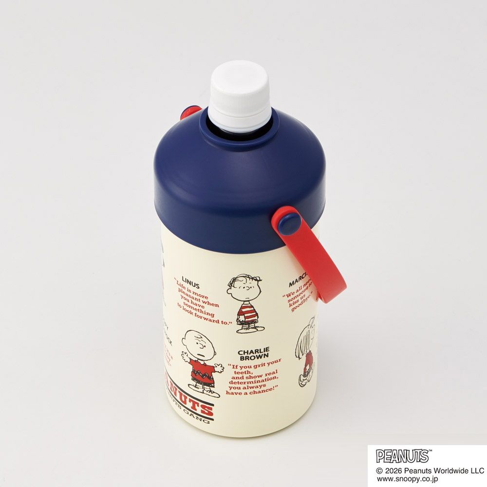 スケーター 保温 保冷 ペットボトル ホルダー 真空断熱 ステンレス キャラクター 缶 skater STPH1 GANG スヌーピー SNOOPY ピーナッツ 女性【ベルト付き 缶飲料 500ml 650ml】