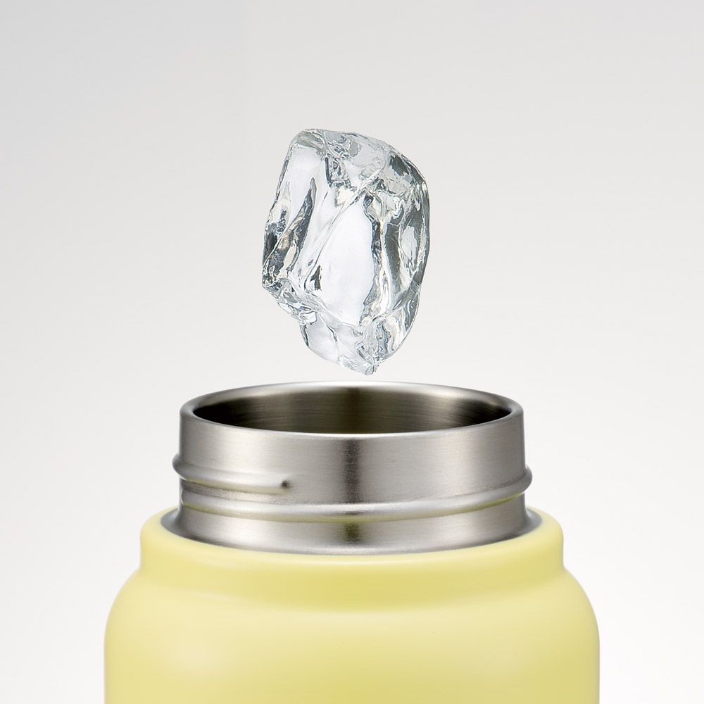 スケーター ステンレス マグボトル 水筒 500ml 保温 保冷 保温保冷 直飲み 500 skater STSC5 くすみ イエロー くまのプーさん プーさん Pooh 女性【保冷保温 スクリューハンドル付き マイボトル おしゃれ】