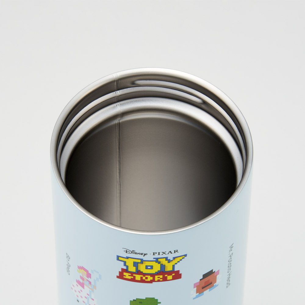 スケーター スクエアハンドル付 ステンレス マグボトル 水筒 450ml 保温 保冷 直飲み skater STSQH5 トイストーリー トイ・ストーリー ピクセルアート【保冷保温 マイボトル おしゃれ かわいい マグ ボトル】