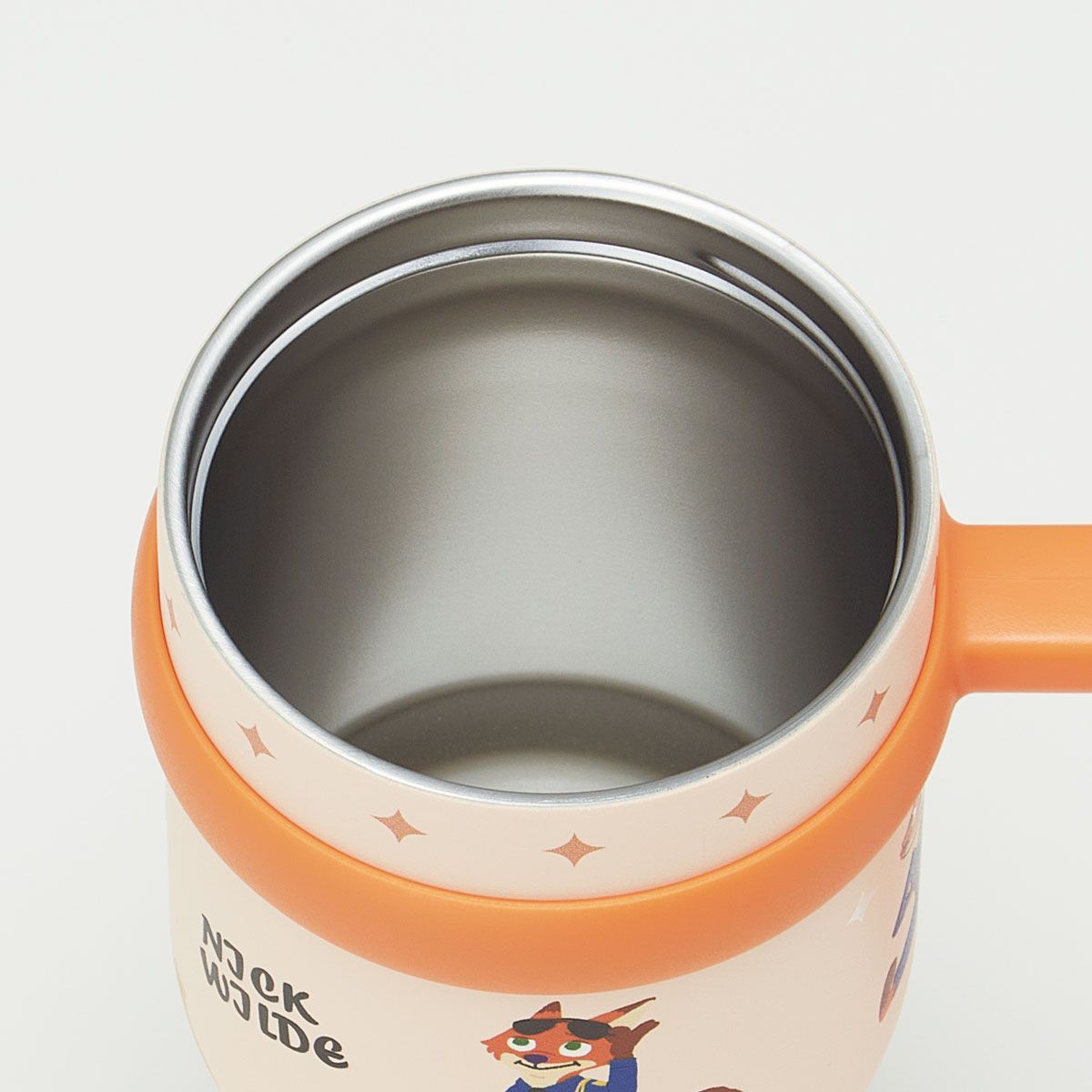 スケーター ハンドル付き ストロー タンブラー 700ml 保冷 専用 マスコット付き skater STSTBM7 ズートピア ニック ディズニー【子供 キッズ 大人 真空二重構造 持ち手付き】