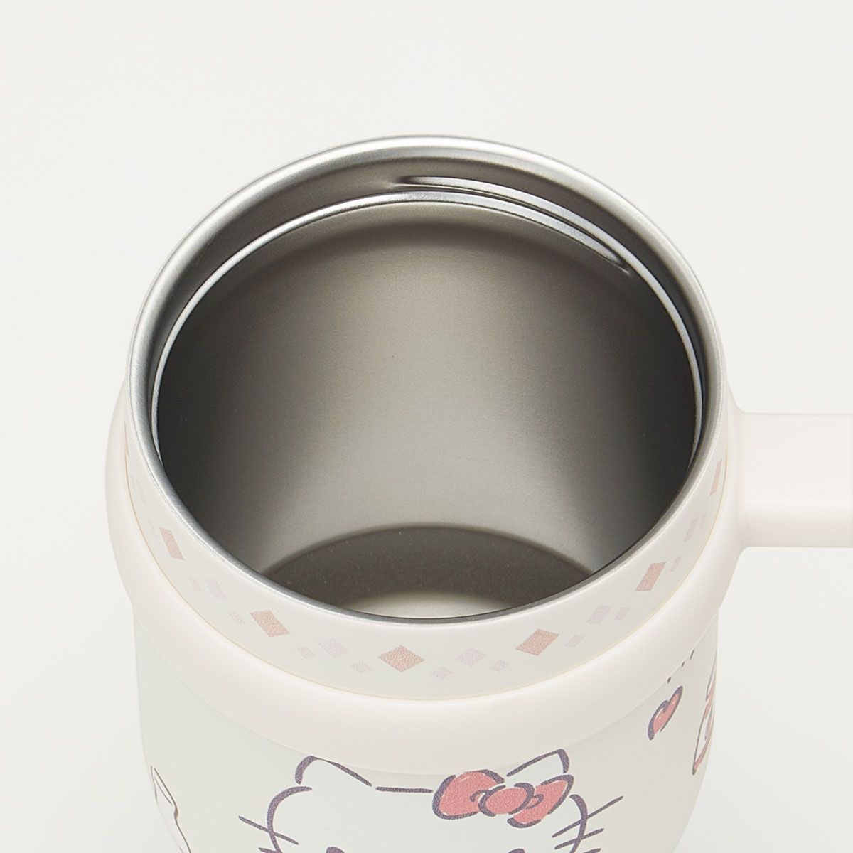 スケーター ハンドル付き ストロー タンブラー 700ml 保冷 専用 マスコット付き skater STSTBM7 キティ ハローキティ キティちゃん サンリオ 女の子【子供 キッズ 大人 真空二重構造 持ち手付き】