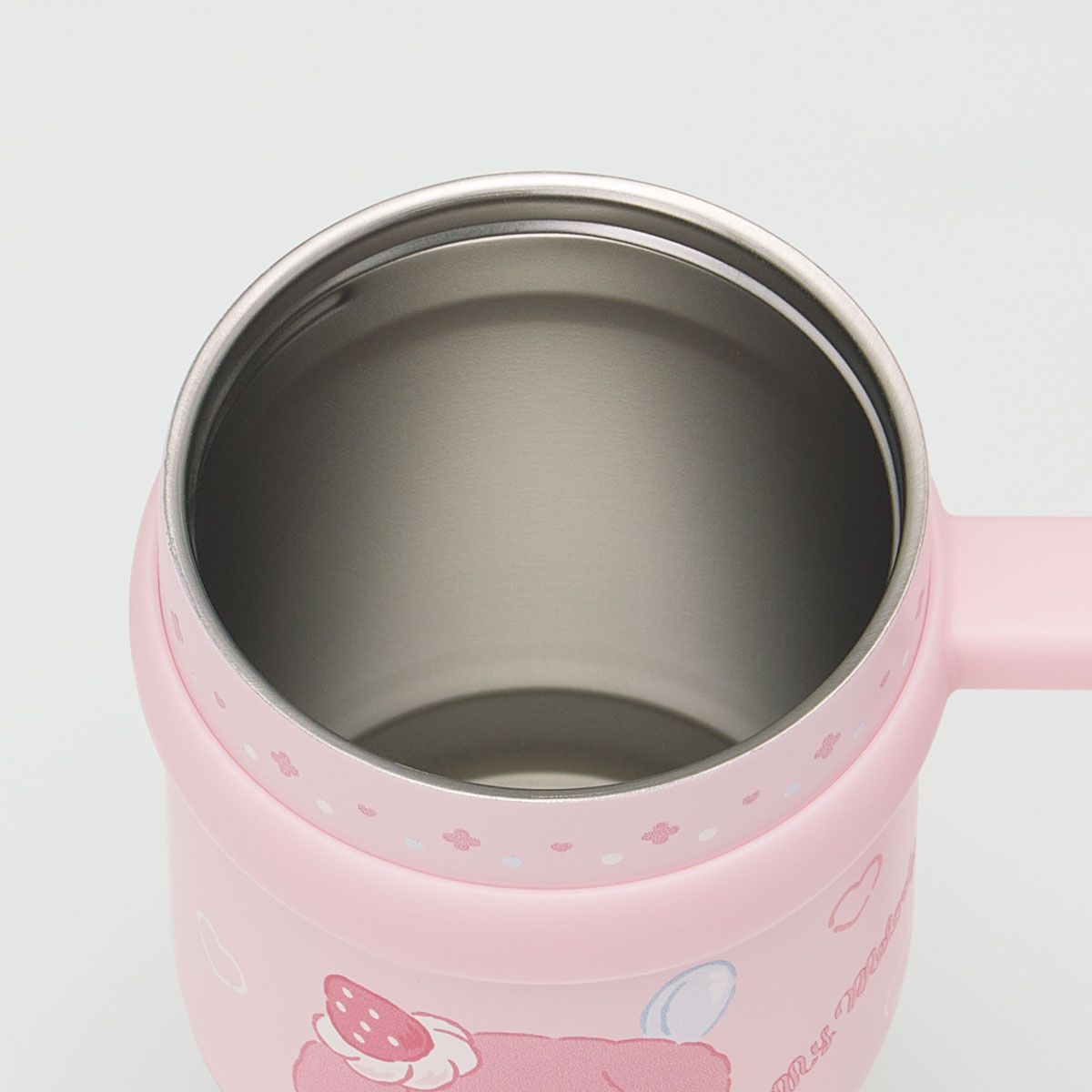 スケーター ハンドル付き ストロー タンブラー 700ml 保冷 専用 マスコット付き skater STSTBM7 マイメロディ マイメロ サンリオ 女の子 女子【子供 キッズ 大人 真空二重構造 持ち手付き】