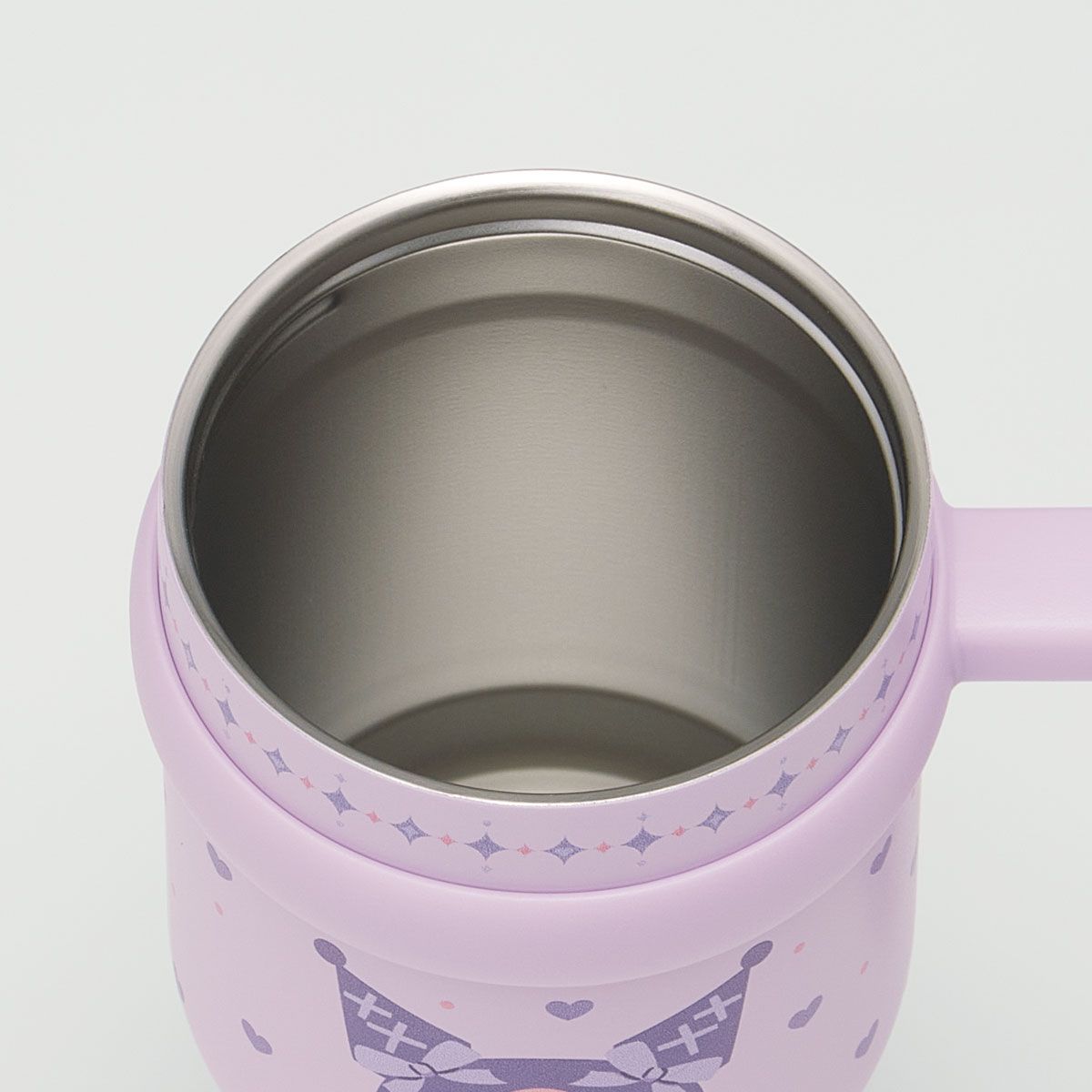 スケーター ハンドル付き ストロー タンブラー 700ml 保冷 専用 マスコット付き skater STSTBM7 クロミ クロミちゃん サンリオ 女の子 女子【子供 キッズ 大人 真空二重構造 持ち手付き】