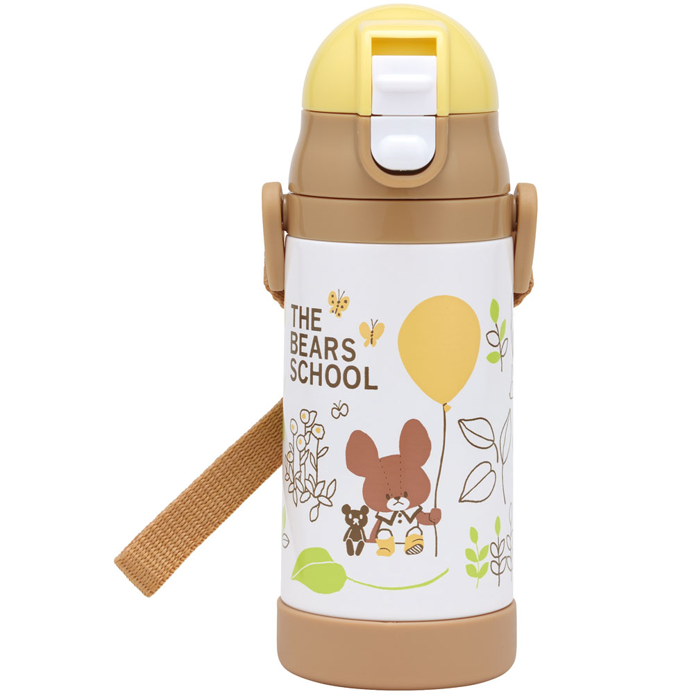 【送料無料】超軽量2WAYストローステンマグ 350ml くまのがっこう／STWM3N_4973307628122