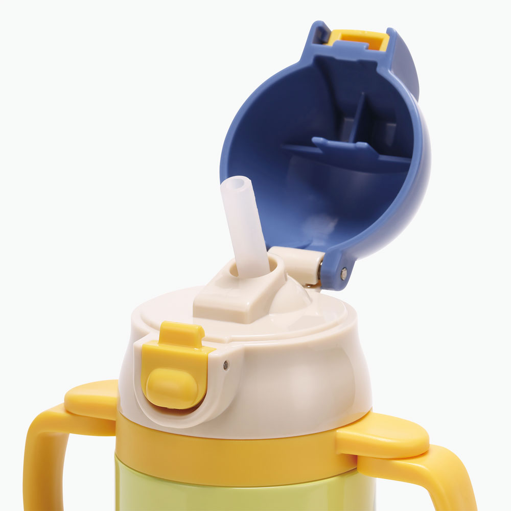 【送料無料】超軽量2WAYストローステンマグ 350ml ディノサウルス ピクチャ/STWM3N_4973307642586