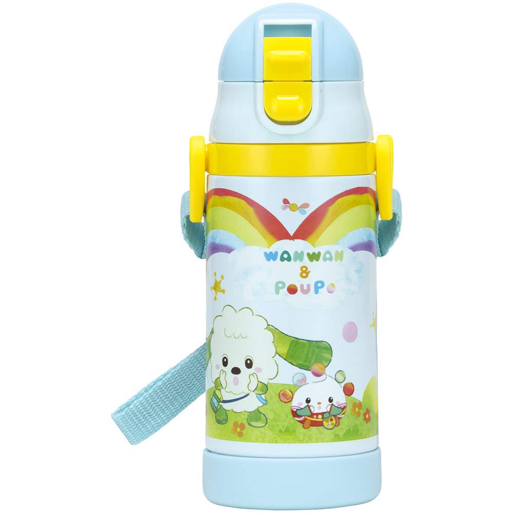 【送料無料】保冷 ステンレス ストローマグ 350ml ベビーマグ ベビー 水筒 赤ちゃん マグ skater スケーター STWM3N いないいないばあっ! 25年 いないばぁ 男の子 女の子【トレーニングマグ 子供 ワンプッシュ かわいい ギフト】