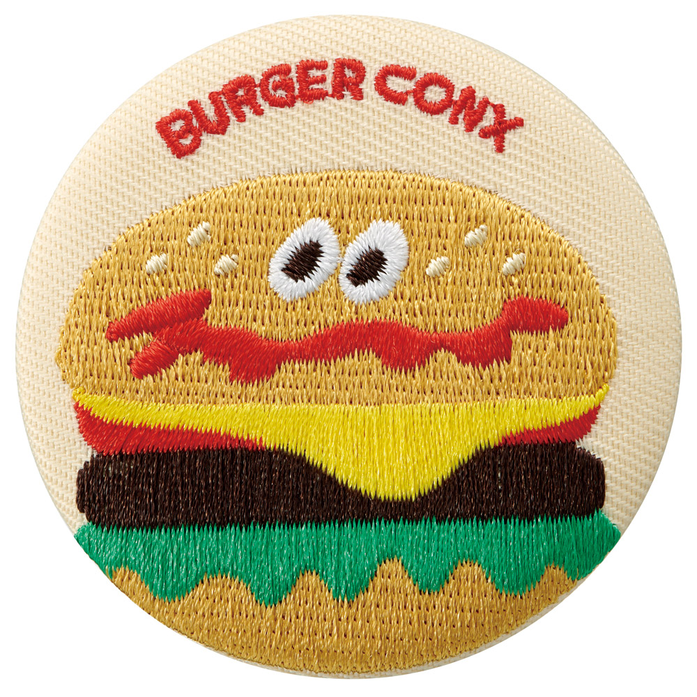 スケーター 刺繍缶バッジ 8個入り キャラクター 刺繍 缶バッジ 全8種類 カンバッジ ZSCB56 skater バーガーコンクス BURGER CONX 男の子 女の子【おしゃれ かわいい キッズ 子供 目印 ポイント】