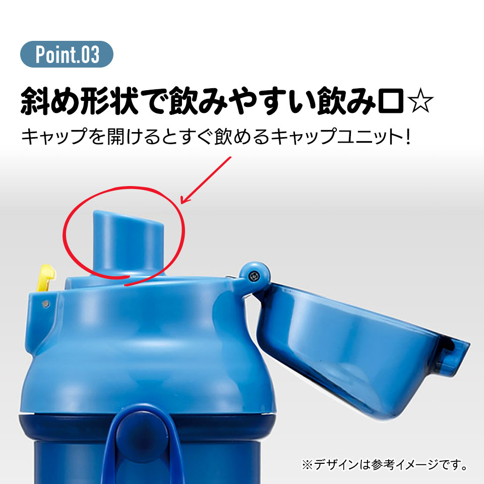 子供用 直飲み プラスチック 水筒 480ml インサイド・ヘッド２／PSB5SANAG_4973307701573