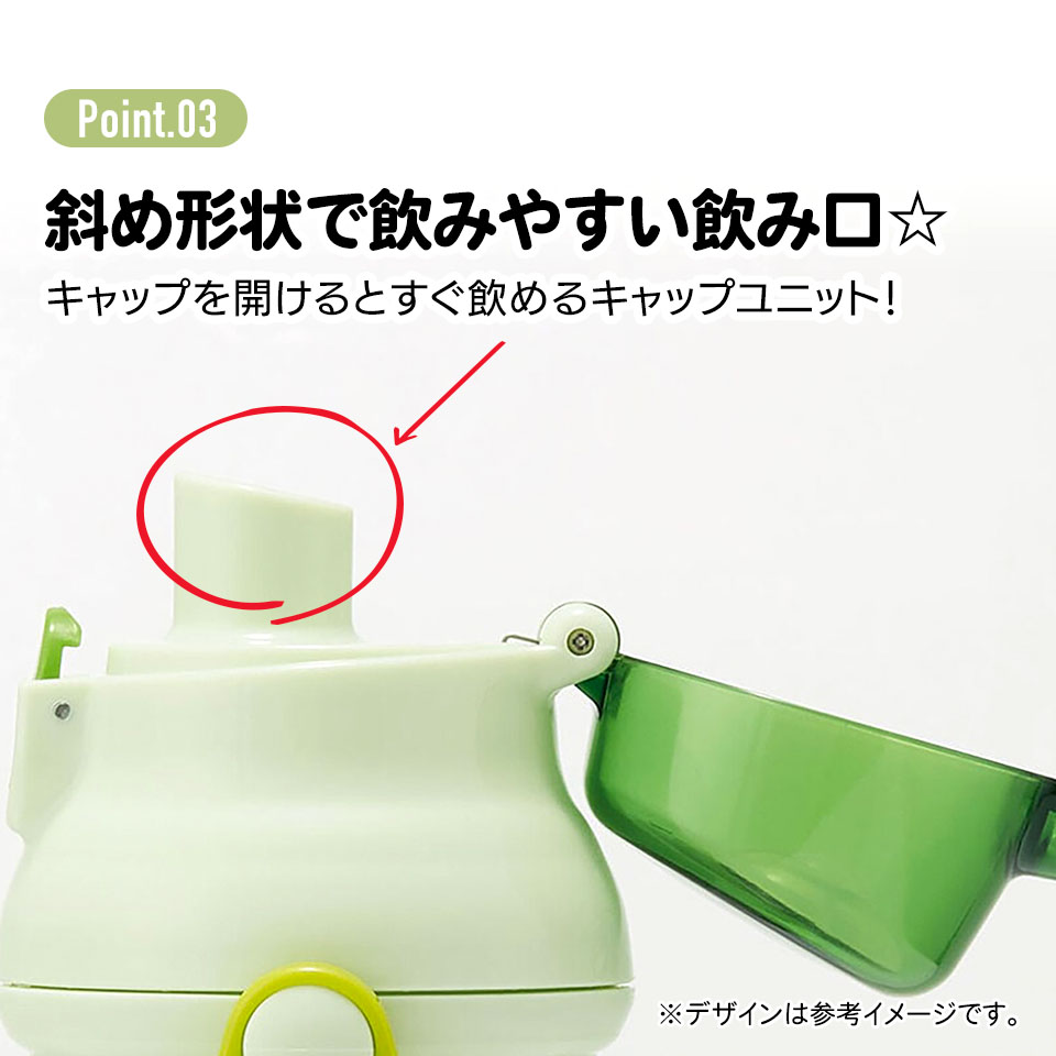 子供用 直飲み プラスチック 水筒 480ml ポケットモンスター ニャオハ/PSB5SANAG_4973307661402