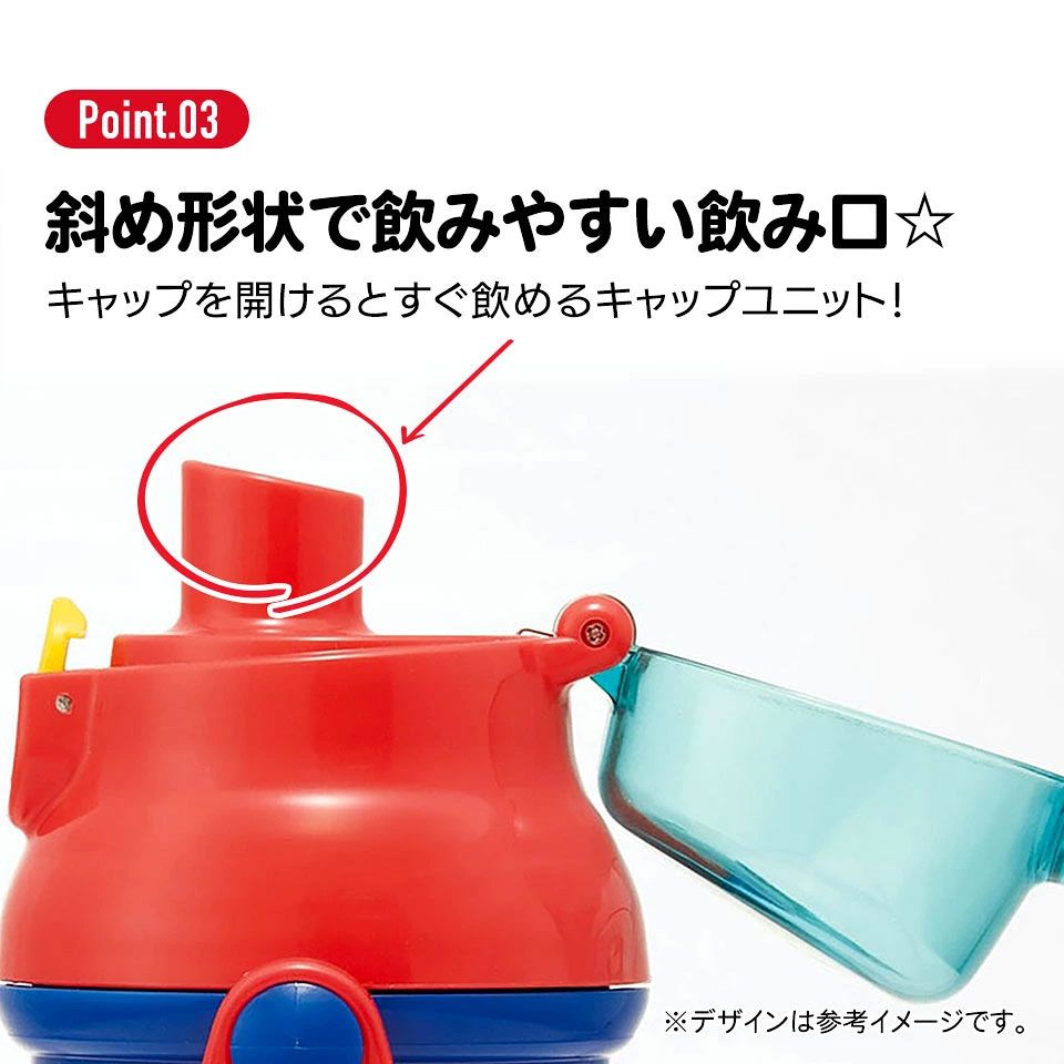 【送料無料】子供用 直飲み プラスチック 水筒 480ml パウ・パトロール24/PSB5SANAG_4973307664588