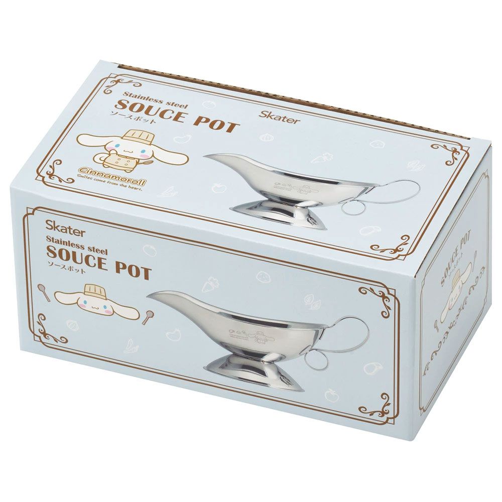 【送料無料】スケーター ステンレス製 ソースポット カレー 洋食器 ドレッシング容器 グレービーボート skater KSSP1 シナモロール シナモン サンリオ 女の子 女子【キッチン用品 カレーポット グレイビーポット ソースボート】