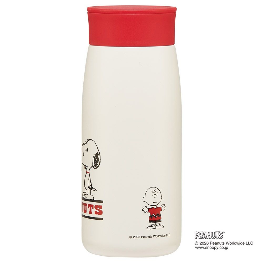 スケーター シームレス マグ ボトル 350ml ステンレス 水筒 保温 保冷 直飲み skater STPI4 GANG スヌーピー SNOOPY ピーナッツ 女性【保冷保温 ステンボトル ステンレスボトル パッキン一体型】