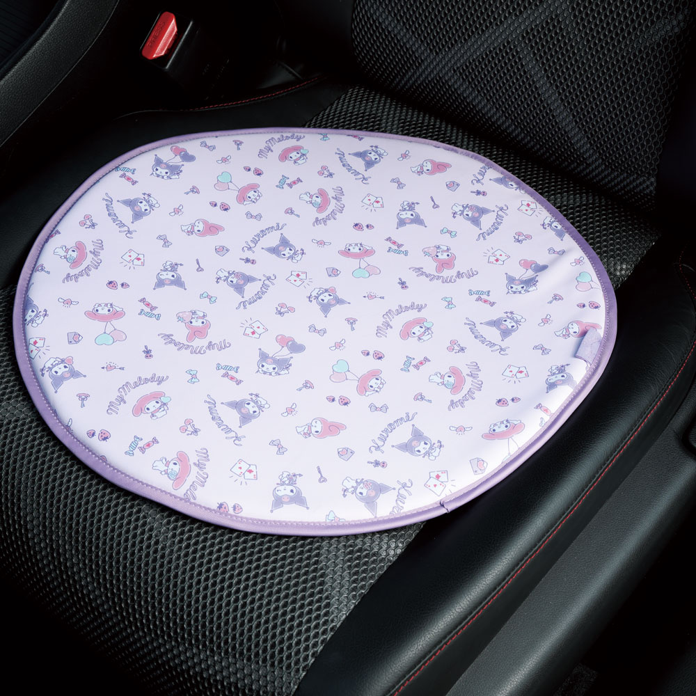 ハンドルカバー 遮熱 マイメロディ クロミ カー用品 車 日よけ サンリオ CHDC1 スケーター【対策 クッション 便利 ドライブ グッズ かわいい キャラクター Sanrio オトナカワイイ】