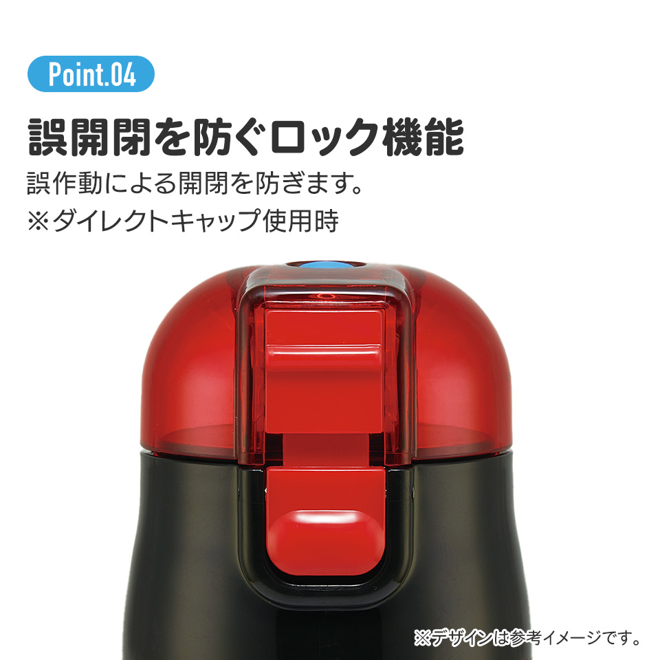 【送料無料】超軽量 直飲み コップ飲み兼用 2WAYステンレスボトル 470ml/430ml カーズ25/SKDC4_4973307689246