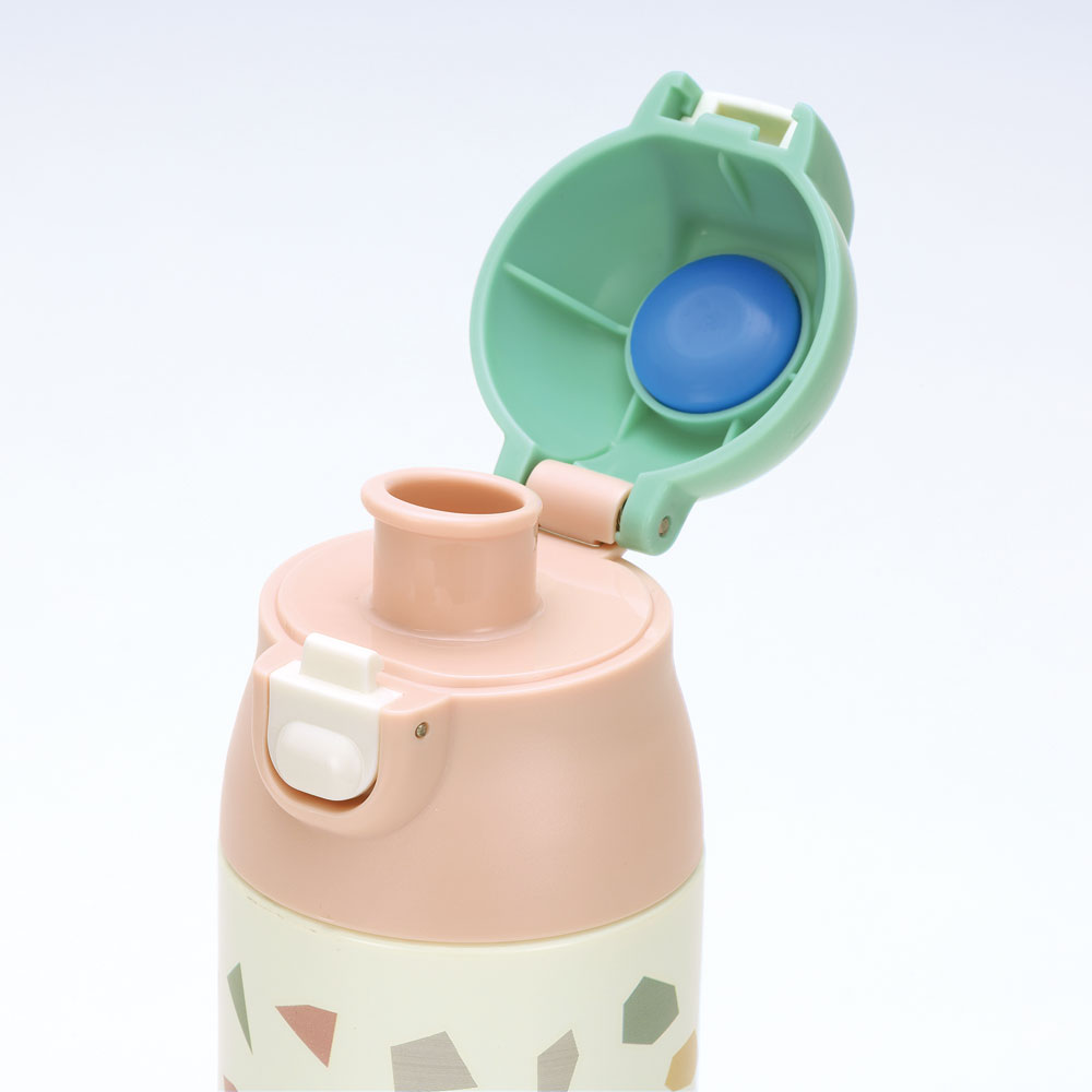 【送料無料】ステンレスボトル 500ml 調乳用 超軽量 ミルク 水筒 調乳 500 ワンタッチ 保温 かわいい スケーター SMIB5【軽量 出産祝い 出産準備 ミルク用 赤ちゃん お出かけ ミッキー&フレンズ ディズニー Disney レトロ】