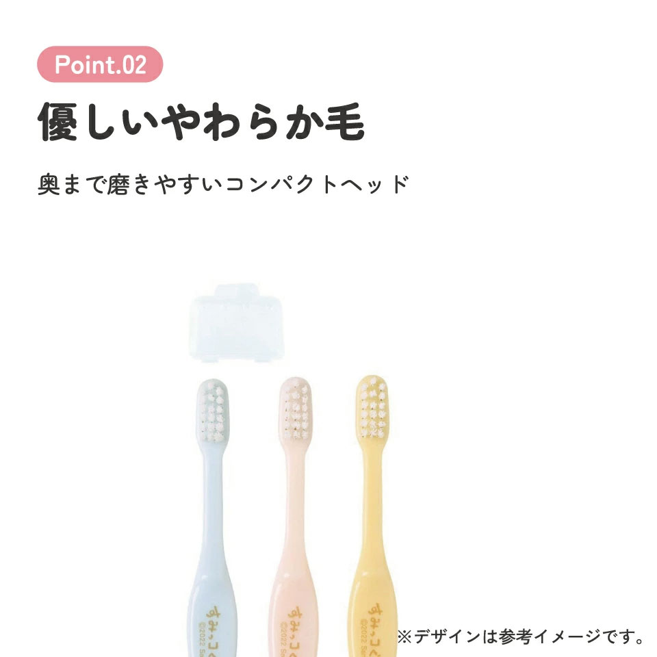 歯ブラシ 3本セット/園児用すみっコぐらし もぐらのおうち/TB5ST_4973307631313/スケーター