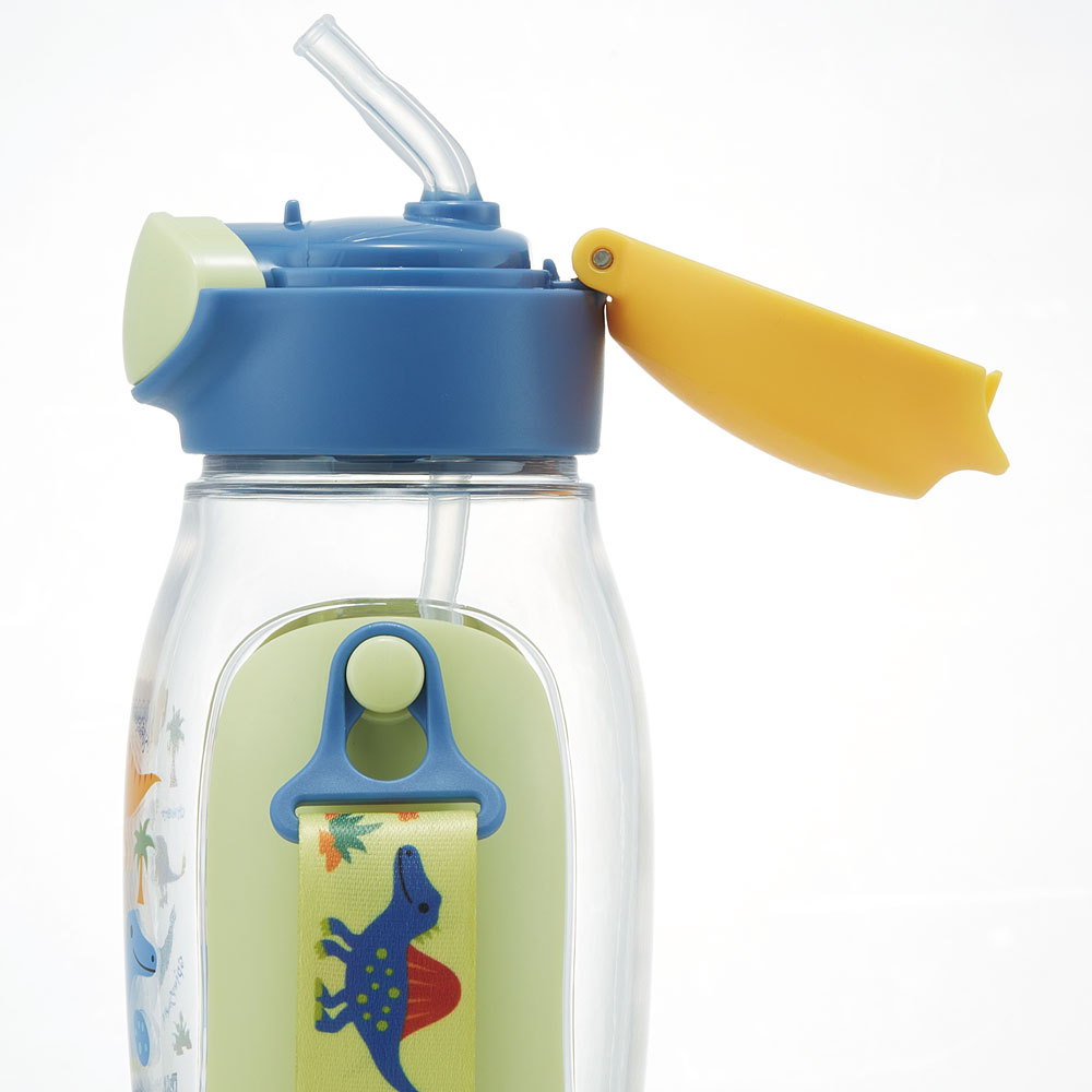 【送料無料】ワンプッシュストローボトル 530ml ディノサウルス ピクチャ/PDSH6DX_4973307633911