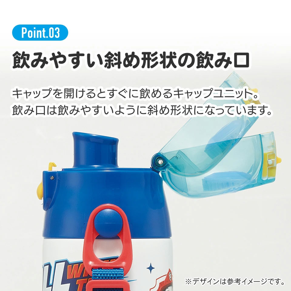 超軽量ダイレクトステンレスボトル 580ml パウ・パトロール24/SDC6N_4973307664670