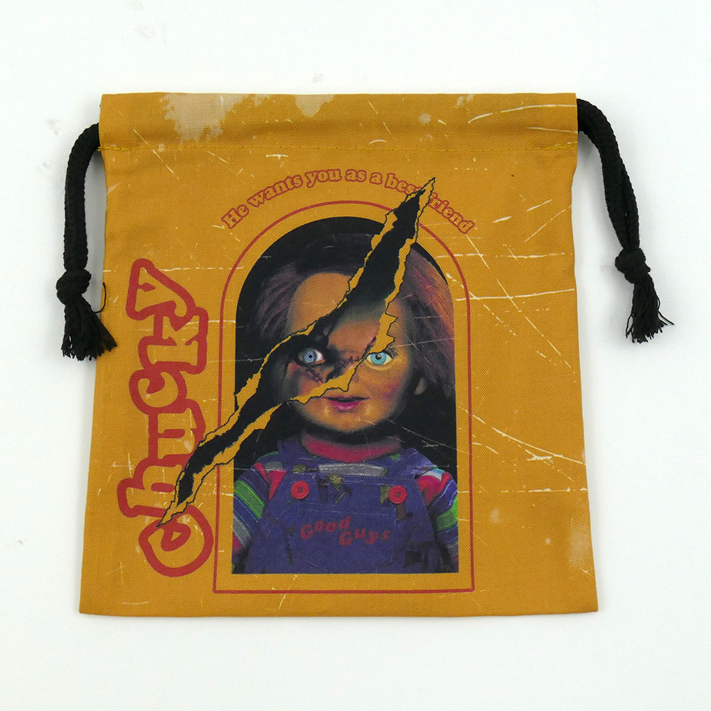 スケーター キャラクター ミステリーボックス巾着 単品 Mサイズ KBB21 skater チャッキー Chucky グッズ【ブラインド ランチ巾着 ランダム お楽しみ サプライズ】