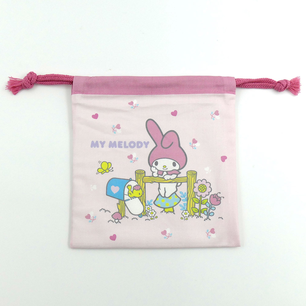 スケーター キャラクター ミステリーボックス巾着 単品 Mサイズ KBB21 skater サンリオキャラクターズ B マイメロディ チャーミーキティ【ブラインド ランチ巾着 ランダム お楽しみ サプライズ】
