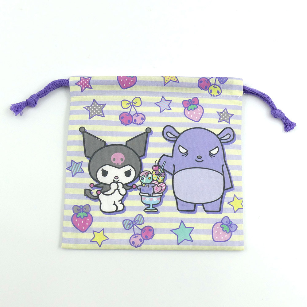 スケーター キャラクター ミステリーボックス巾着 単品 Mサイズ KBB21 skater サンリオキャラクターズ C クロミ ぐでたま シュガーバニーズ【ブラインド ランチ巾着 ランダム お楽しみ サプライズ】