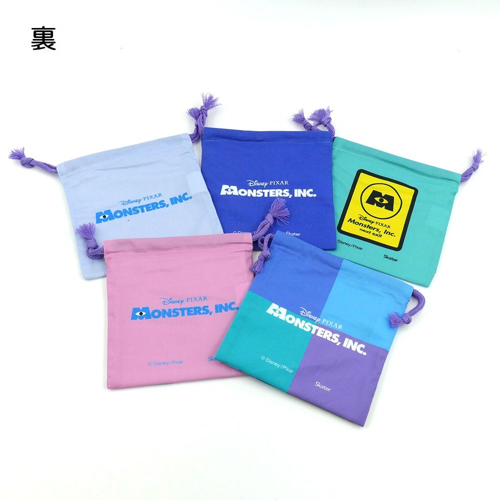 スケーター キャラクター ミステリーボックス巾着 単品 Mサイズ KBB21 skater モンスターズ・インク サリー マイク ファイナルフレーム【ブラインド ランチ巾着 ランダム お楽しみ サプライズ】