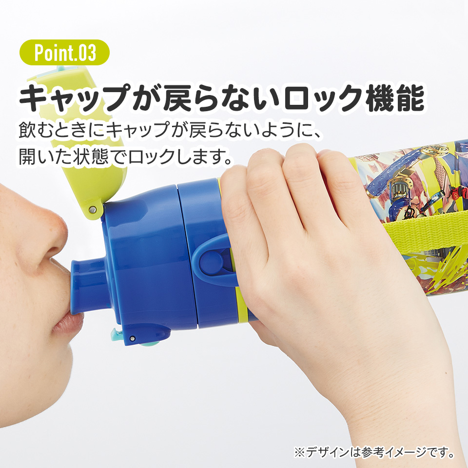 【送料無料】超軽量2WAYステンレスボトル 470ml/430mlスプラトゥーン３／SKDC4_4973307621987