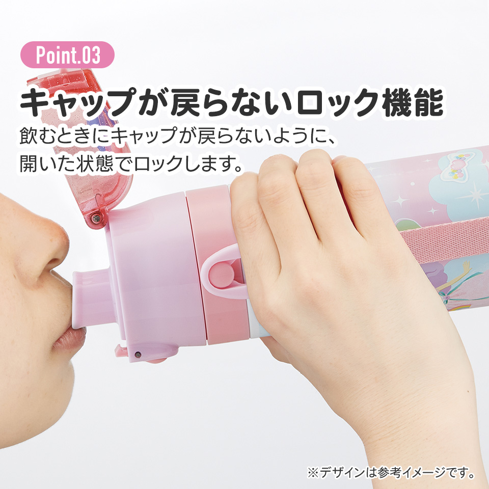 【送料無料】超軽量2WAYステンレスボトル 470ml/430mlリカちゃん２３／SKDC4_4973307648991