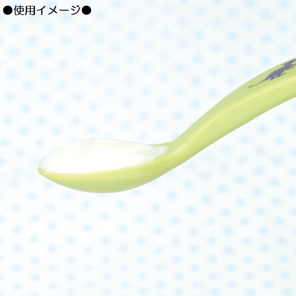 【メール便対象品】 握りやすい ベビースプーン ベビー キッズ 幼児 子供 食事 ご飯 練習 スプーン スケーター skater BNS1AG ディノサウルス 恐竜 ダイナソー 男の子 男子【食洗機対応 ごはん こども カトラリー グッズ】