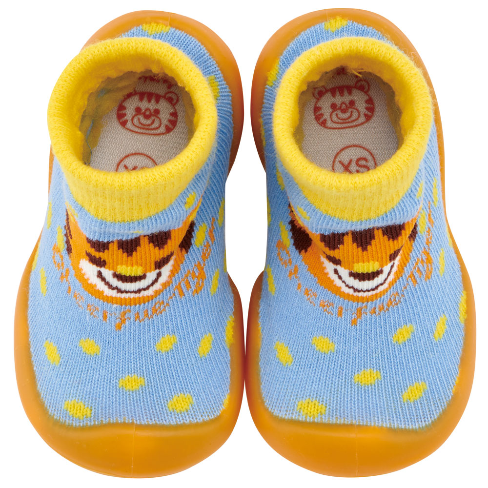 ソックス シューズ ギフトボックス XS 11.3cm ベビー 靴 赤ちゃん BSSHL1G スケーター skater トラ とら チアフル タイガー 動物 男の子 男子【キャラクター 靴下 くつ クツ ファーストシューズ】
