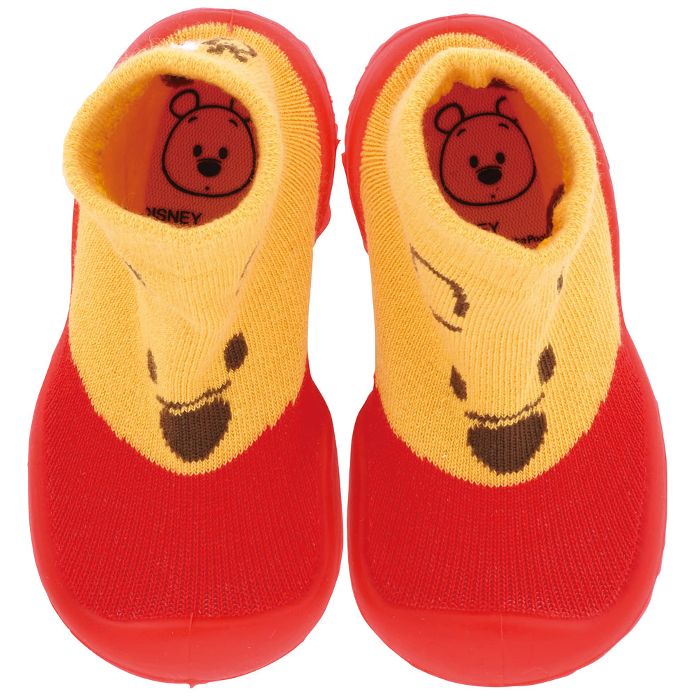 ソックス シューズ ギフトボックス S 11.9cm ベビー 靴 赤ちゃん BSSHL2G スケーター skater くまのプーさん プーさん Pooh 男の子 女の子【キャラクター 靴下 くつ クツ ファーストシューズ】
