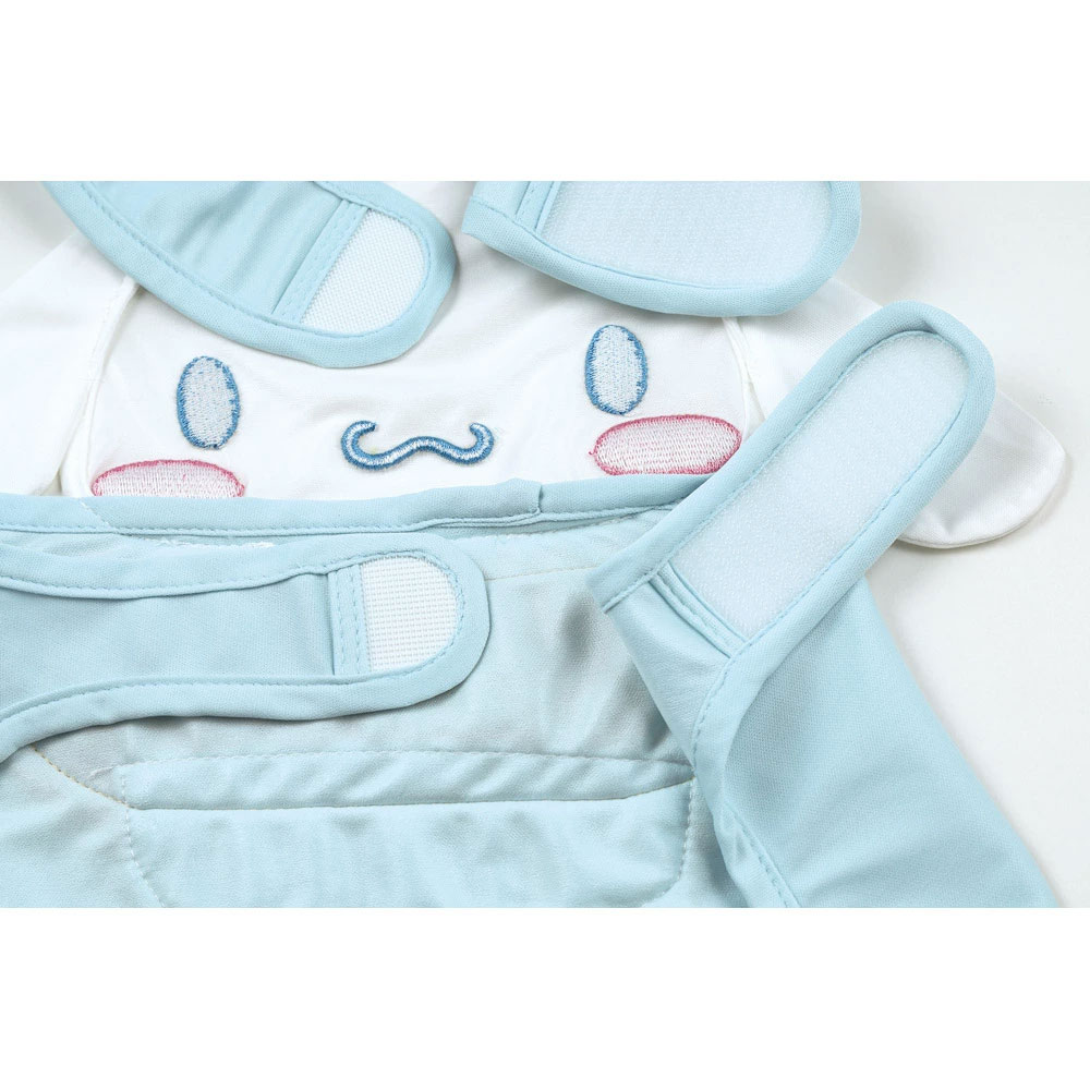 【送料無料】ダイカット 長袖 エプロン ベビー 用品 可愛い 便利 ごはん 食べこぼし キャラクター スケーター skater CBAEP2 シナモロール シナモン サンリオ 女の子 女子【食事 汚れ 防止 撥水加工 洗濯機可 子供】