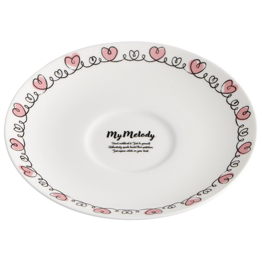【送料無料】カップ ソーサー 240ml ナルミボーンチャイナ NARUMI ナルミ ボーンチャイナ 食器 スケーター skater CBCS24 マイメロディ マイメロ サンリオ 女の子 女子【カップソーサーセット 陶磁器 キャラクター 鳴海製陶】