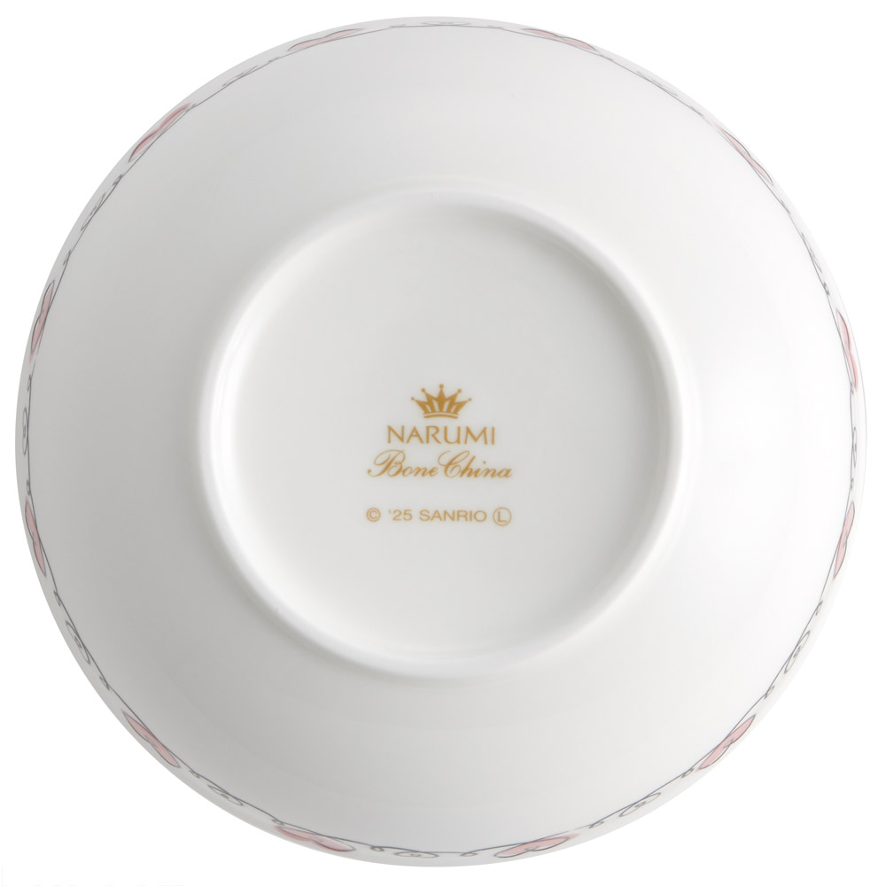 【送料無料】フルーツ皿 ナルミボーンチャイナ NARUMI ナルミ ボーンチャイナ 食器 磁器 お皿 スケーター skater CBFT14 マイメロディ マイメロ サンリオ 女の子 女子【取り皿 丸皿 陶磁器 キャラクター 鳴海製陶】