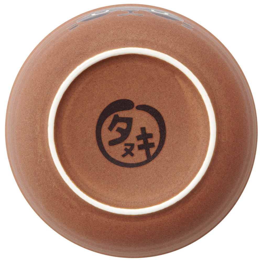 ボウル 400ml 陶器 食器 鉢 皿 お皿 食事 かわいい スケーター skater CHBW2 TANUKI たぬき タヌキ 動物柄 男の子 女の子【可愛い キッズ 子ども 子供 こども】
