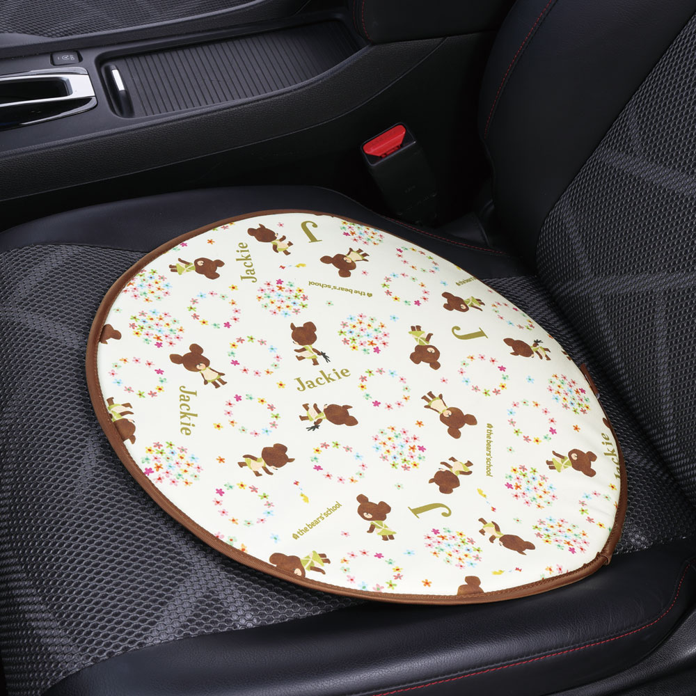 ハンドル 遮熱 カバー　くまのがっこう　カー用品 車 日よけ CHDC1 スケーター【対策 クッション 便利 ドライブ グッズ かわいい キャラクター】