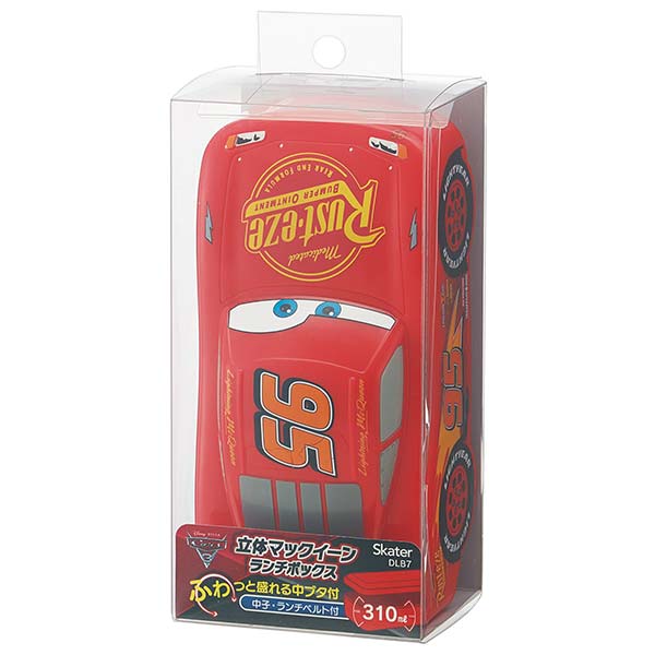 【送料無料】●マックィーン[カーズ]●ダイカットランチボックス[容量310ml]//お弁当箱 ダイカット容器 小物入れ ケース インテリア オブジェ マックウィーン ディズニー// スケーター