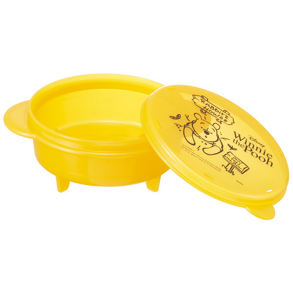 電子レンジで作るホットケーキメーカー(２個入り)●POOH/honey●//親子でクッキング レンジ調理 お菓子 製菓 イベント おやつ ティータイム ホットケーキミックス くまのプーさん ディズニー Disney// スケーター