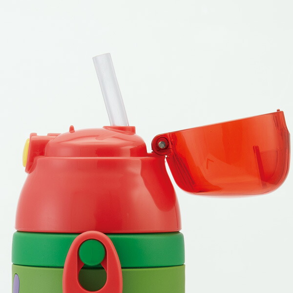 【送料無料】 水筒 キッズ ストロー ステンレス ボトル ワンタッチ 保冷 380ml 約400ml かわいい SSPV4 スケーター【キャラ ショルダー 子供 ワンプッシュ ワンタッチオープン 子どもはらぺこあおむし はらぺこ 男の子 女の子 女子】
