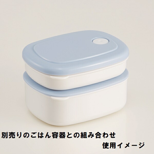 スケーター おかず冷凍作りおき容器[320ml]●パウダーパステル ブルー●//食品 食材 保存 容器 ケース 小分け おかず 作り置き 弁当 食洗機 電子レンジ フタ 日本製//