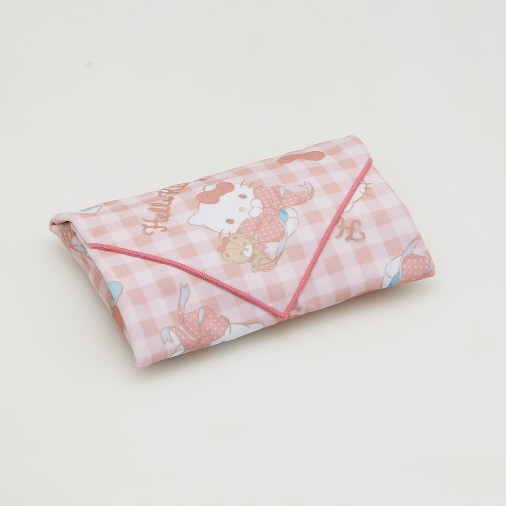 【メール便対象品】 くっつく ランチクロス 43cm お弁当 水筒 包む 簡単 便利 キャラクター 可愛い スケーター skater KBST43 キティ ハローキティ キティちゃん 女の子