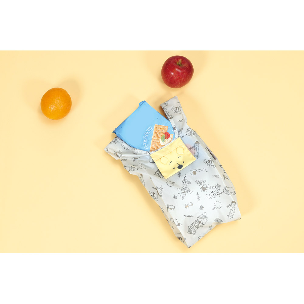 【メール便対象品】 折りたたんでバッグ 親子でお手伝いバッグ お手伝い バッグ かばん 小さめ 小ぶり 縦長 子供 キッズ かわいい スケーター skater KFB1 くまのプーさん プーさん Pooh 女性 レディース