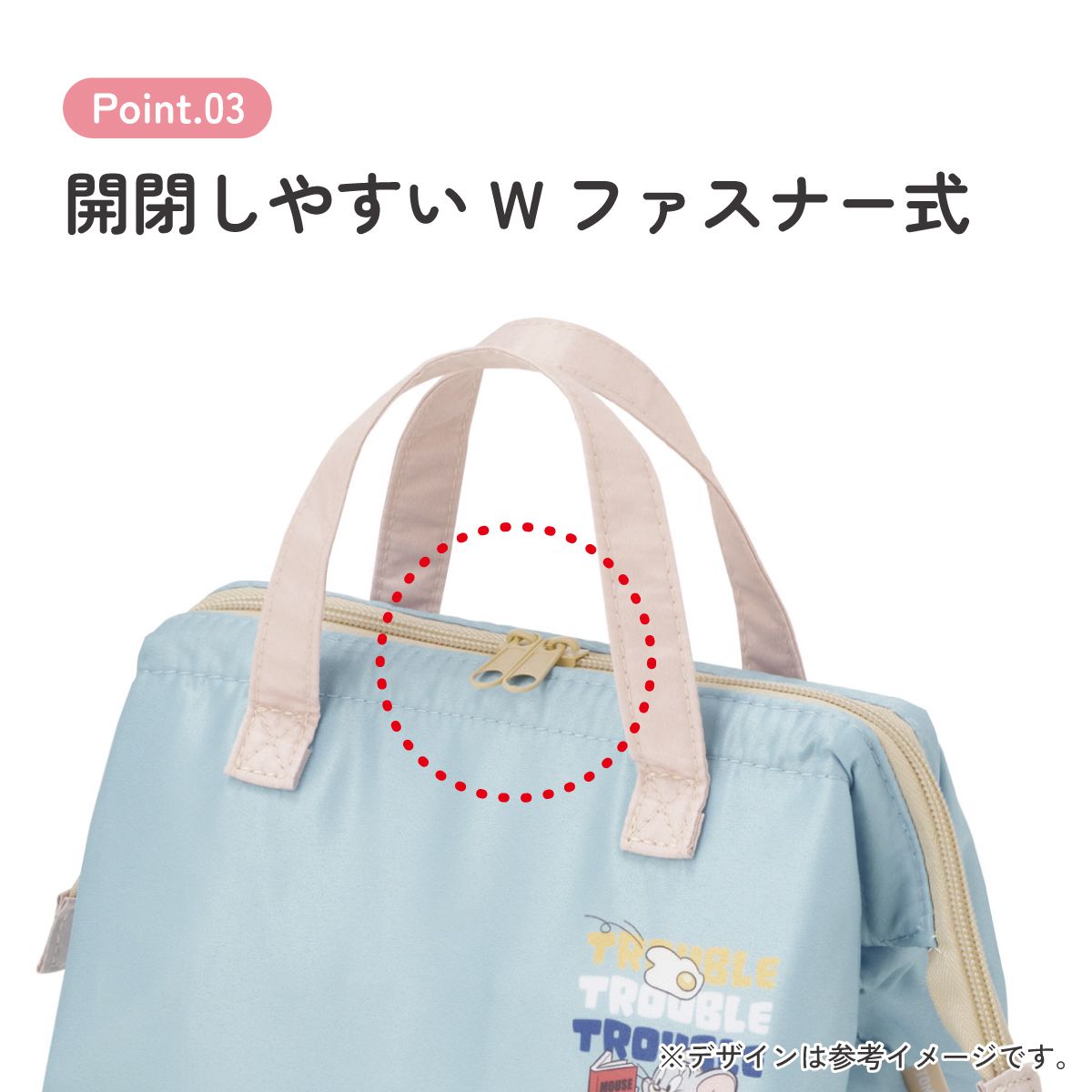 スケーター ランチバッグ お弁当 保冷バッグ 保温保冷 がま口 おしゃれ skater KGA1 トムとジェリー SUPERMARKET トム&ジェリー【ランチバック おしゃれ かわいい 保温バッグ 保冷バッグ キャラクター】