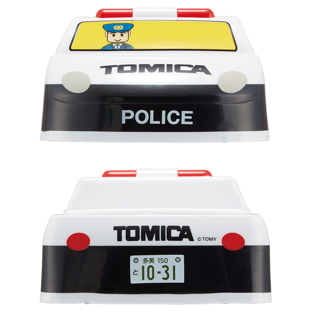 【送料無料】抗菌 ダイカット ランチ プレート 食器 皿 お子様 仕切り 2WAY こども スケーター skater LUPD3AG トミカ パトカー tomica 車 くるま 男の子 男子 男児【可愛い キッズ 子ども 子供 こども お皿】