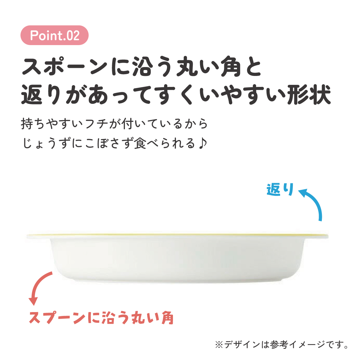 メラミン製ランチプレート おさるのジョージ/M370_4973307514845