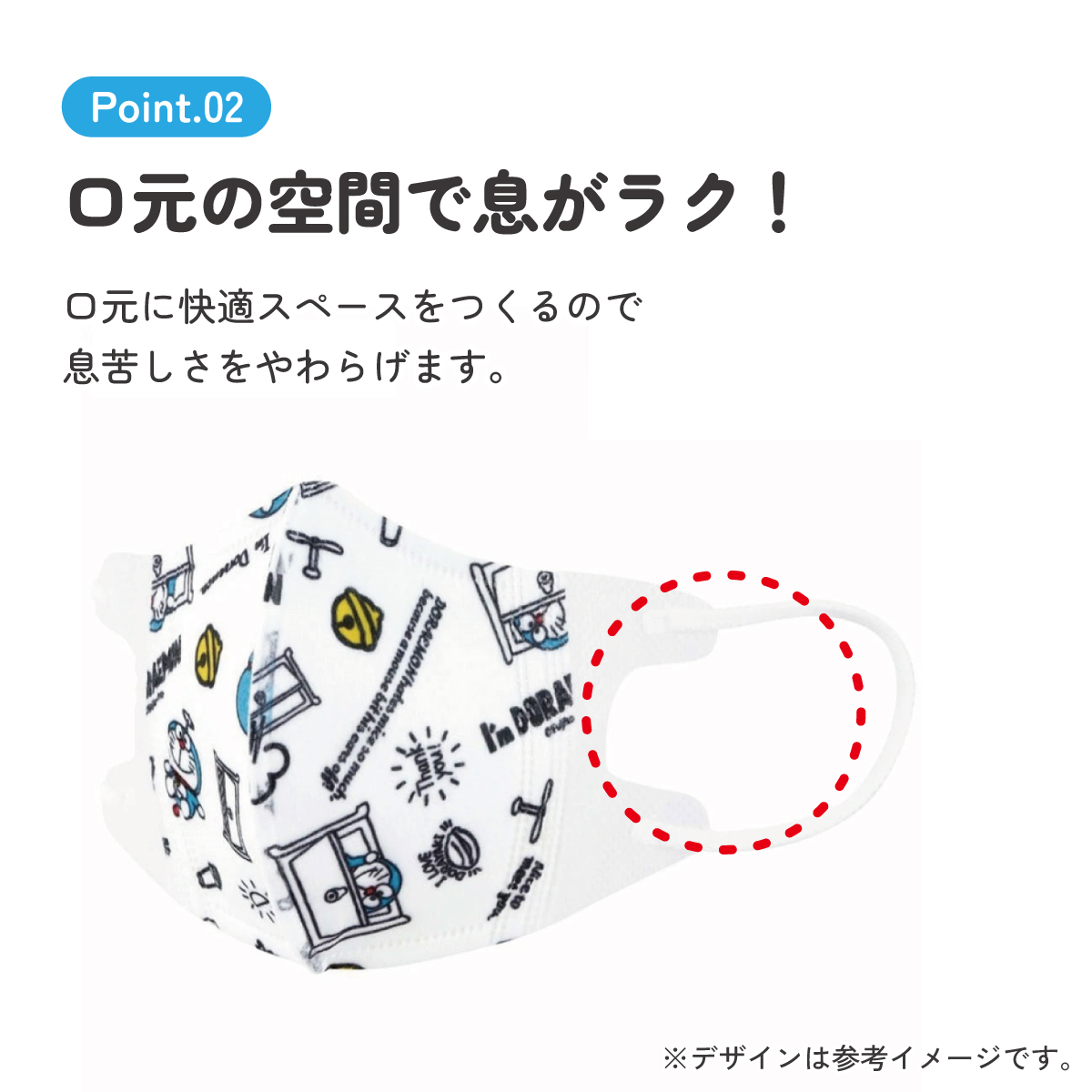 子供立体マスク Sサイズ/7枚入りドラえもん/MSKB1N_4973307626241