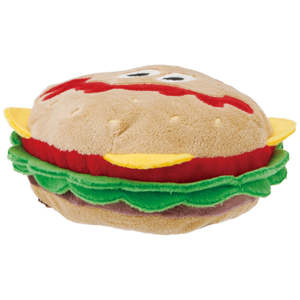 【送料無料】ぬいぐるみ型リール付パスケース●BURGER CONX【バーガーコンクス】バーガー●//お出かけ ポーチ 定期入れ 通勤 通学 電車 改札 カード入れ 小物入れ かわいい おでかけ// スケーター