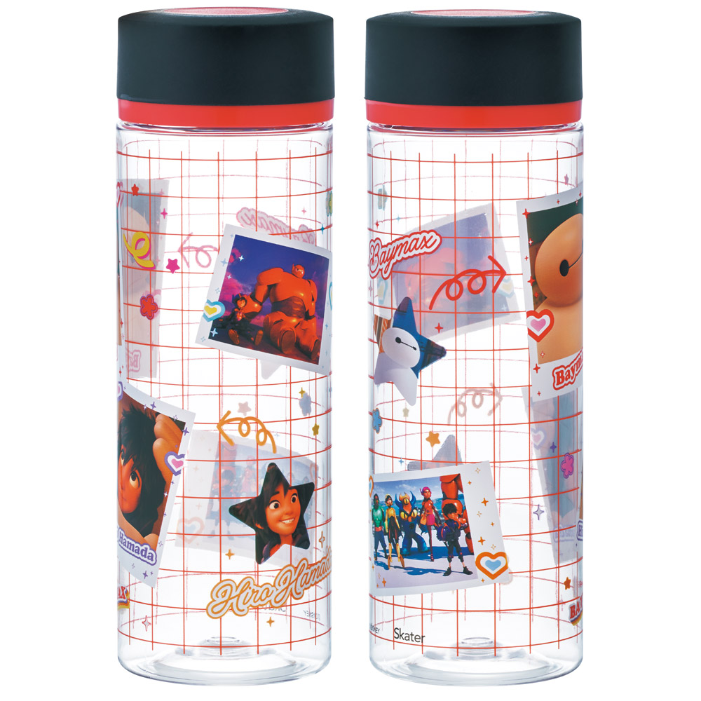 スケーター 水筒 ミニ サイズ プラスチック 400ml 大人 直飲み ウォーターボトル かわいい skater PDC4 ベイマックス ファイナルフレーム ディズニー【軽量 キッズ おしゃれ クリア マイボトル クリアボトル 洗いやすい】