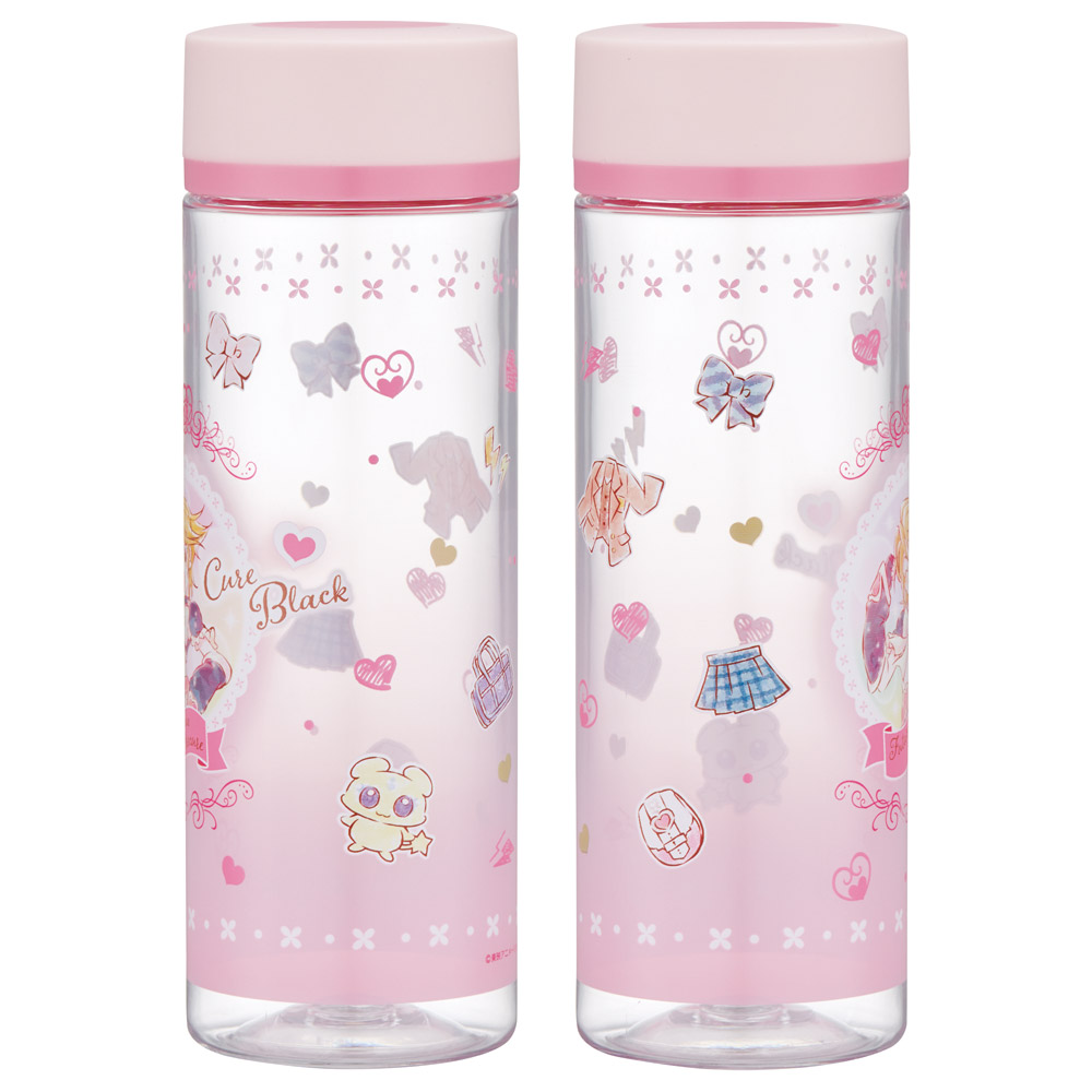 スケーター 水筒 ミニ サイズ プラスチック 400ml 大人 直飲み ボトル かわいい skater PDC4 ふたりはプリキュア キュアブラック プリキュア グッズ【軽量 キッズ おしゃれ クリア マイボトル クリアボトル 洗いやすい】